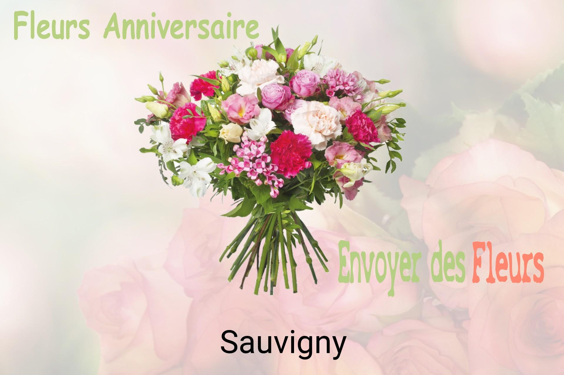 Bouquet de fleurs d’anniversaire livré à Sauvigny